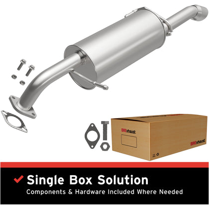 BRExhaust 2012-2017 Kia Rio 1.6L / 2012-2017 Hyundai Accent 1.6L Direct-Fit Exhaust System Kit 106-0774