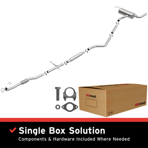 BRExhaust 2014-2019 Jeep Cherokee 2.4L Direct-Fit Exhaust System Kit 106-0781