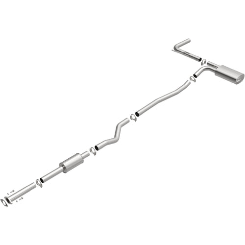 BRExhaust 2013-2019 Ford Fusion 2.5L Direct-Fit Exhaust System Kit 106-0783