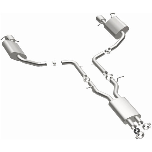 BRExhaust 2012-2014 Mercedes-Benz C350 Base 3.5L | 2008-2012 Mercedes-Benz C300 3.0L Direct-Fit Exhaust System Kit 106-0816