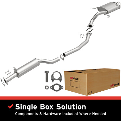 BRExhaust 2011-2013 Kia Sorento 3.5L / 2010-2012 Hyundai Santa Fe 3.5L Direct-Fit Exhaust System Kit 106-0839