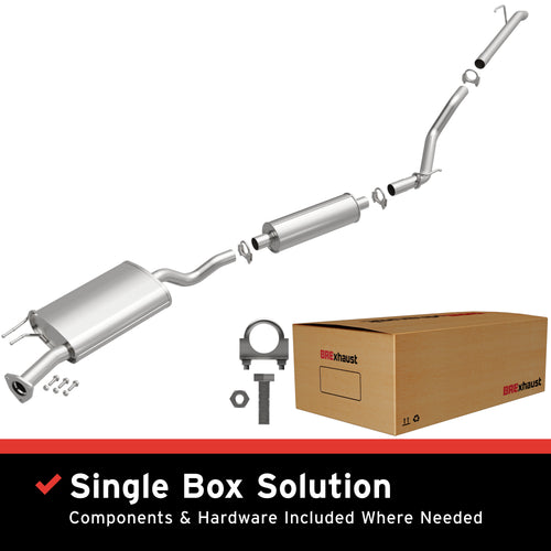 BRExhaust 2014-2016 Acura MDX 3.5L / 2016-2021 Honda Pilot 3.5L Direct-Fit Exhaust System Kit 106-0840