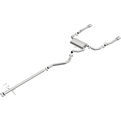 BRExhaust 2013-2016 Dodge Dart 1.4L / 2013-2016 Dodge Dart 2.4L Direct-Fit Exhaust System Kit 106-0850
