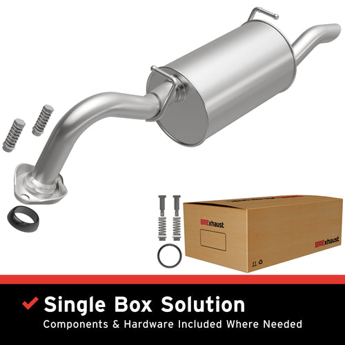 BRExhaust 2013-2017 Toyota Prius C 1.5L Direct-Fit Exhaust System Kit 106-0851