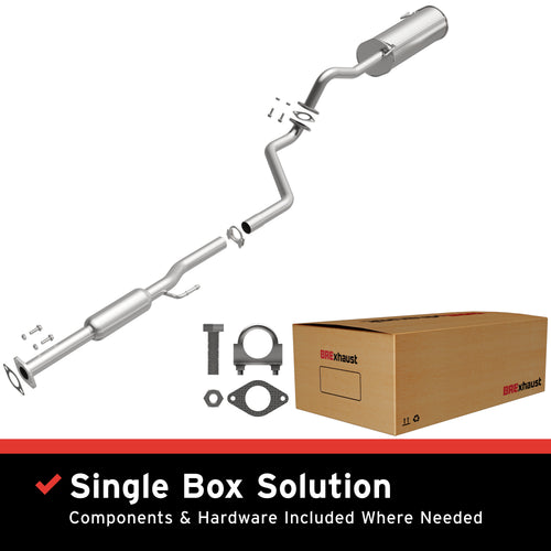 BRExhaust 2014-2016 Kia Forte 1.8L Direct-Fit Exhaust System Kit 106-0856