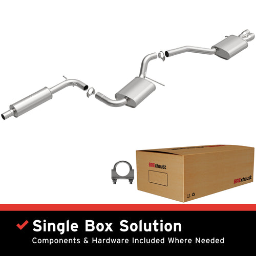 BRExhaust 2012-2014 Volkswagen Jetta 2.5L Direct-Fit Exhaust System Kit 106-0858