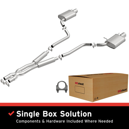 BRExhaust 2010-2012 Cadillac CTS 3.6L | 2010-2014 Cadillac CTS 3.0L Direct-Fit Exhaust System Kit 106-0863