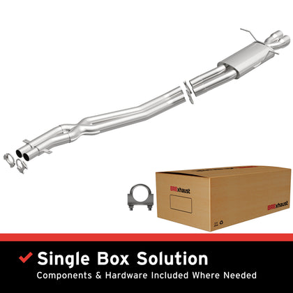 BRExhaust 2001-2005 BMW 325Ci 2.5L / 2001-2005 BMW 325i 2.5L Direct-Fit Exhaust System Kit 106-0866