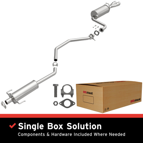 BRExhaust 2009-2013 Mazda 6 2.5L Direct-Fit Exhaust System Kit 106-0879