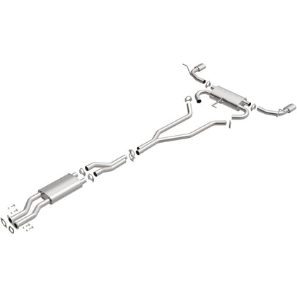 BRExhaust 2011-2014 Ford Edge 3.7L / 2011-2015 Lincoln MKX 3.7L Direct-Fit Exhaust System Kit 106-0882
