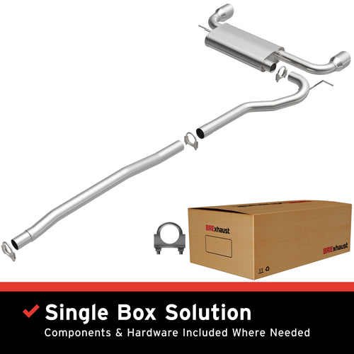 BRExhaust 2011-2016 Mini Cooper Countryman 1.6L / 2013-2016 Mini Cooper Paceman 1.6L Direct-Fit Exhaust System Kit 106-0887