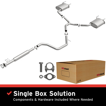 BRExhaust 2010 Buick LaCrosse 3.0L / 2010-2011 Buick LaCrosse 3.6L Direct-Fit Exhaust System Kit 106-0898