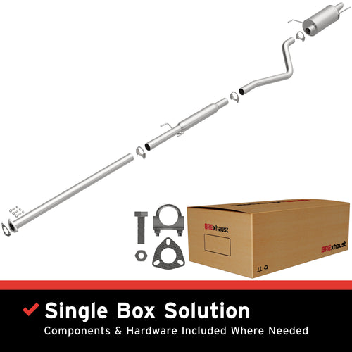 BRExhaust 2009-2014 Honda Ridgeline 3.5L Direct-Fit Exhaust System Kit 106-0908