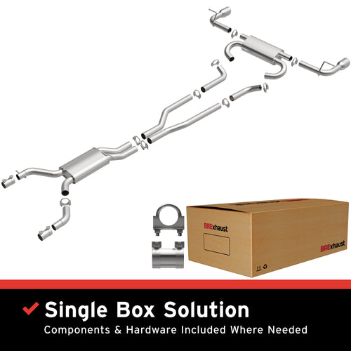 BRExhaust 2007-2010 Audi Q7 4.2L / 2011-2015 Audi Q7 3.0L Direct-Fit Exhaust System Kit 106-0919
