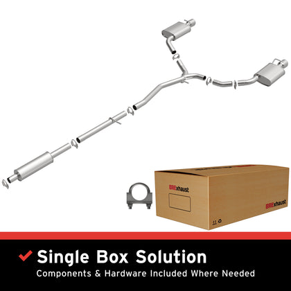 BRExhaust 2016-2019 Ford Explorer 3.5L Direct-Fit Exhaust System Kit 106-0943