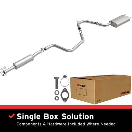 BRExhaust 2016-2024 Chevrolet Malibu 1.5L | 2018-2019 Chevrolet Malibu 1.8L Direct-Fit Exhaust System Kit 106-0948