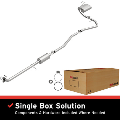 BRExhaust 2016-2021 Honda Civic 2.0L Direct-Fit Exhaust System Kit 106-0953
