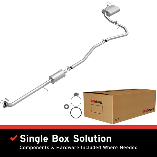 BRExhaust 2016-2021 Honda Civic 2.0L Direct-Fit Exhaust System Kit 106-0953