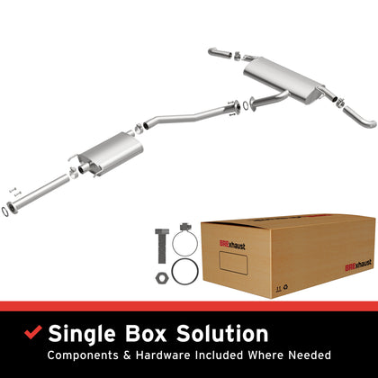 BRExhaust 2016-2022 Lexus RX350 3.5L Direct-Fit Exhaust System Kit 106-0958