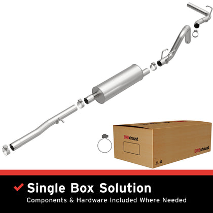 BRExhaust 2009-2014 Ford E-150 4.6L / 2009-2014 Ford E-250 4.6L Direct-Fit Exhaust System Kit 106-0965