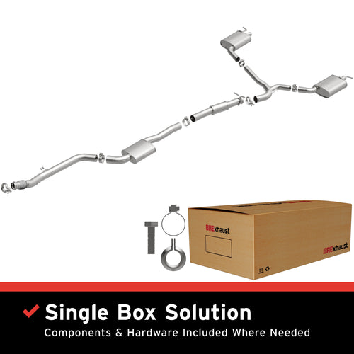 BRExhaust 2015-2018 Mercedes-Benz C300 2.0L Direct-Fit Exhaust System Kit 106-0967