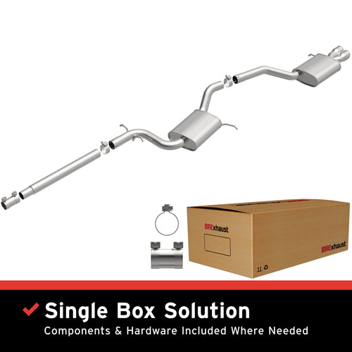 BRExhaust 2016-2018 Volkswagen Jetta 1.4L Direct-Fit Exhaust System Kit 106-0972