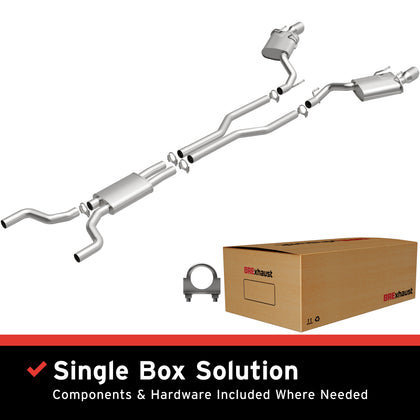 BRExhaust 2010-2013 Chevrolet Camaro SS 6.2L Direct-Fit Exhaust System Kit 106-0986