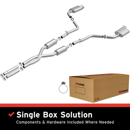 BRExhaust 2015-2023 Dodge Challenger 3.6L Direct-Fit Exhaust System Kit 106-1002