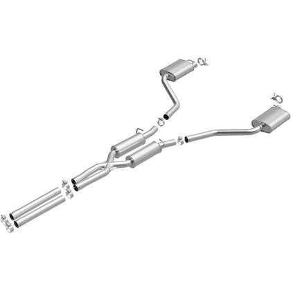 BRExhaust 2009-2014 Dodge Challenger 5.7L Direct-Fit Exhaust System Kit 106-1004