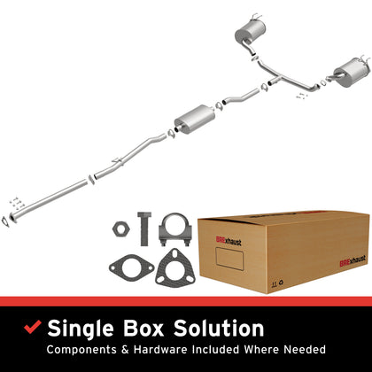 BRExhaust 2017-2022 Honda CR-V 1.5L Direct-Fit Exhaust System Kit 106-1005