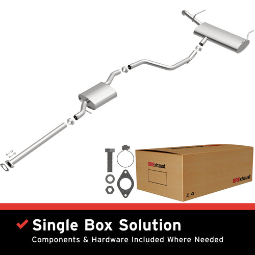 BRExhaust 2018-2024 Chevrolet Equinox 1.5L | 2018-2024 GMC Terrain 1.5L Direct-Fit Exhaust System Kit 106-1008