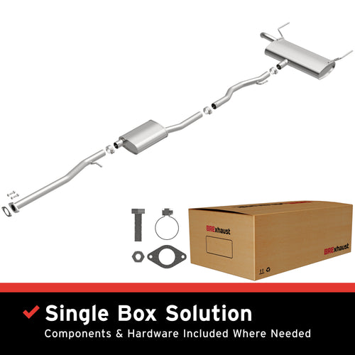 BRExhaust 2018-2024 Chevrolet Equinox 1.5L | 2018-2024 GMC Terrain 1.5L Direct-Fit Exhaust System Kit 106-1012