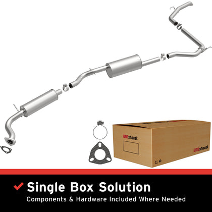 BRExhaust 2018-2023 Honda Odyssey 3.5L Direct-Fit Exhaust System Kit 106-1017