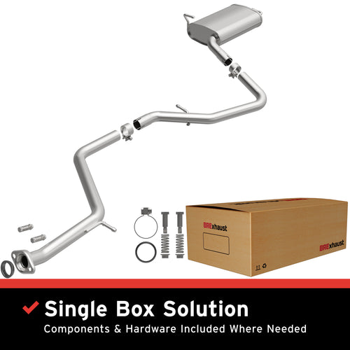 BRExhaust 2020-2022 Toyota Corolla 1.8L Direct-Fit Exhaust System Kit 106-1066