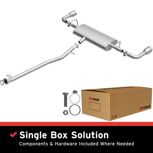 BRExhaust 2019-2025 Toyota RAV4 2.5L Direct-Fit Exhaust System Kit 106-1076