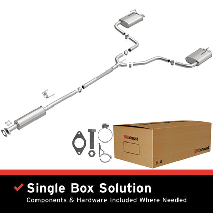 BRExhaust 2019-2025 Nissan Altima 2.5L Direct-Fit Exhaust System Kit 106-1091