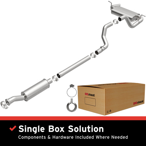 BRExhaust 2018-2025 Jeep Wrangler 2.0L Direct-Fit Exhaust System Kit 106-1105