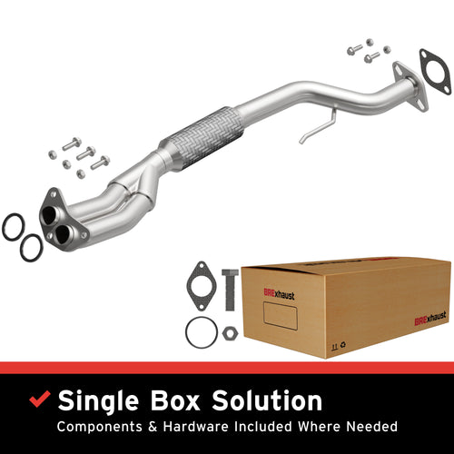 BRExhaust 2000-2002 Nissan Sentra 1.8L Direct-Fit Exhaust Front Pipe Kit 107-0026