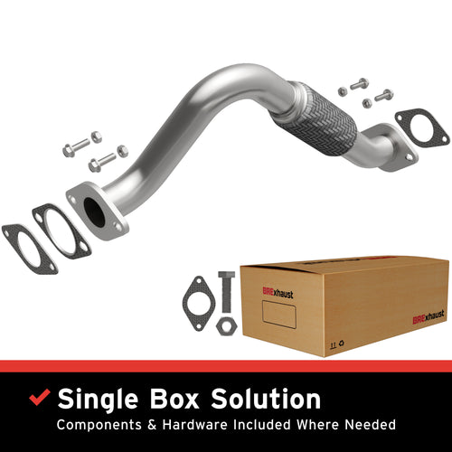 BRExhaust 2000-2004 Ford Focus 2.0L Direct-Fit Exhaust Front Pipe Kit 107-0042