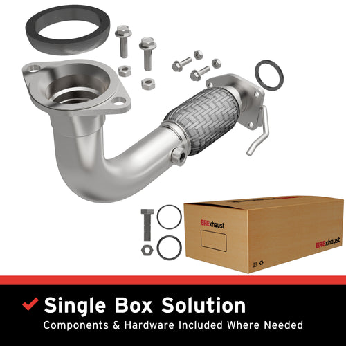 BRExhaust 2004-2008 Acura TSX 2.4L Direct-Fit Exhaust Front Pipe Kit 107-0051