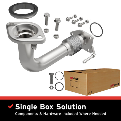 BRExhaust 2003-2007 Honda Accord 2.4L Direct-Fit Exhaust Front Pipe Kit 107-0054