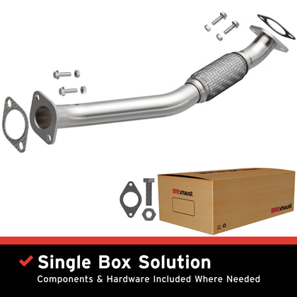 BRExhaust 2010-2012 Ford Fusion 2.5L | 2010-2011 Mercury Milan 2.5L Direct-Fit Exhaust Front Pipe Kit 107-0067