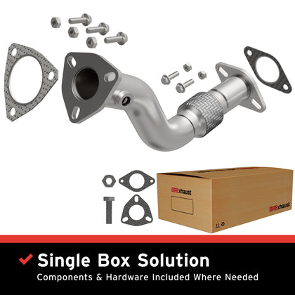 BRExhaust 2004-2008 Chevrolet Malibu 2.2L / 2006-2007 Pontiac G6 2.4L Direct-Fit Exhaust Front Pipe Kit 107-0081