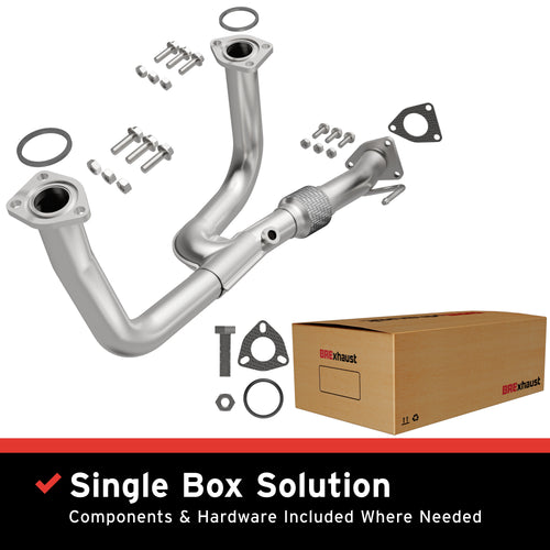 BRExhaust 1999-2004 Honda Odyssey 3.5L Direct-Fit Exhaust Front Pipe Kit 107-0082