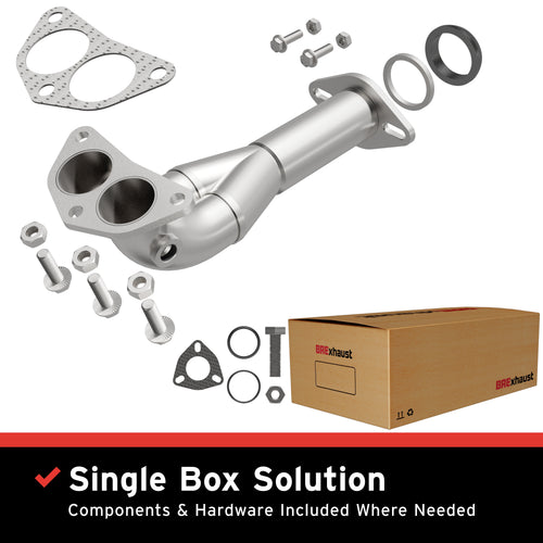 BRExhaust 2004-2012 Mitsubishi Galant 2.4L | 2006-2012 Mitsubishi Eclipse 2.4L Direct-Fit Exhaust Front Pipe Kit 107-0107