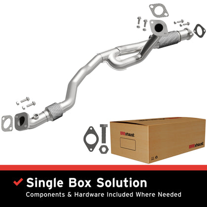 BRExhaust Direct-Fit Exhaust Front Pipe Kit 107-0110
