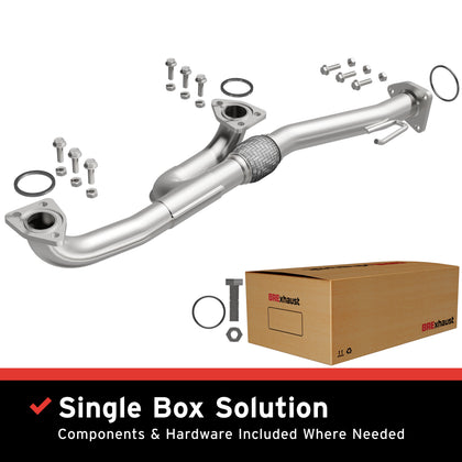 BRExhaust 2004-2008 Acura TL Base 3.2L | 2003-2007 Honda Accord 3.0L Direct-Fit Exhaust Front Pipe Kit 107-0113