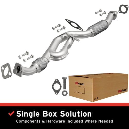 BRExhaust 2005-2008 Kia Sportage 2.7L / 2005-2008 Hyundai Tucson 2.7L Direct-Fit Exhaust Front Pipe Kit 107-0131
