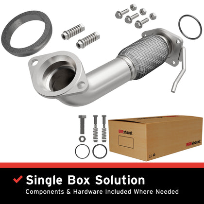 BRExhaust 2009-2014 Acura TSX 2.4L / 2008-2012 Honda Accord 2.4L Direct-Fit Exhaust Front Pipe Kit 107-0135