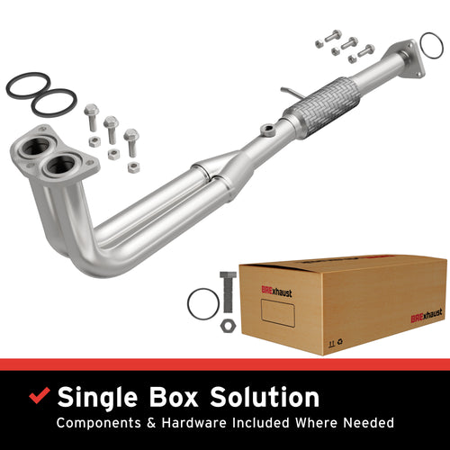 BRExhaust 1990-1993 Honda Accord 2.2L Direct-Fit Exhaust Front Pipe Kit 107-0142